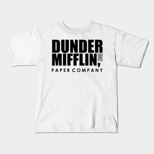 Dunder Mifflin Inc. Design Kids T-Shirt